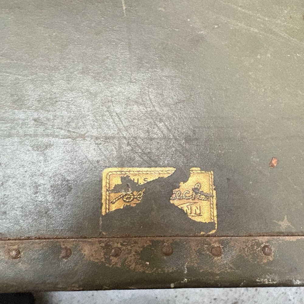 WW2 Era US Navy Hartmann Seapack Travel Trunk Case