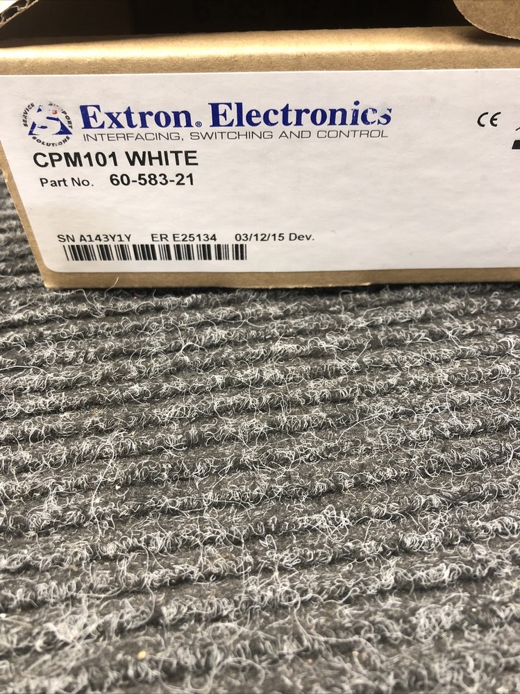 New Extron Electronics CPM101 White 60-583-21