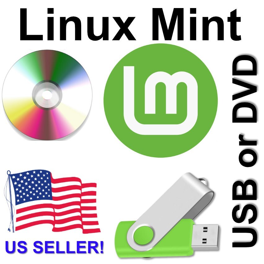Linux Mint Latest 22.3 Cinnamon Version 64bit BOOTABLE/LIVE USB or DVD FREE SHIP