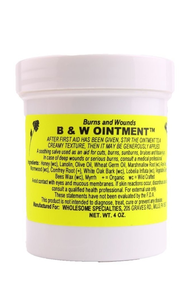 B & W (Burn and Wound) Ointment