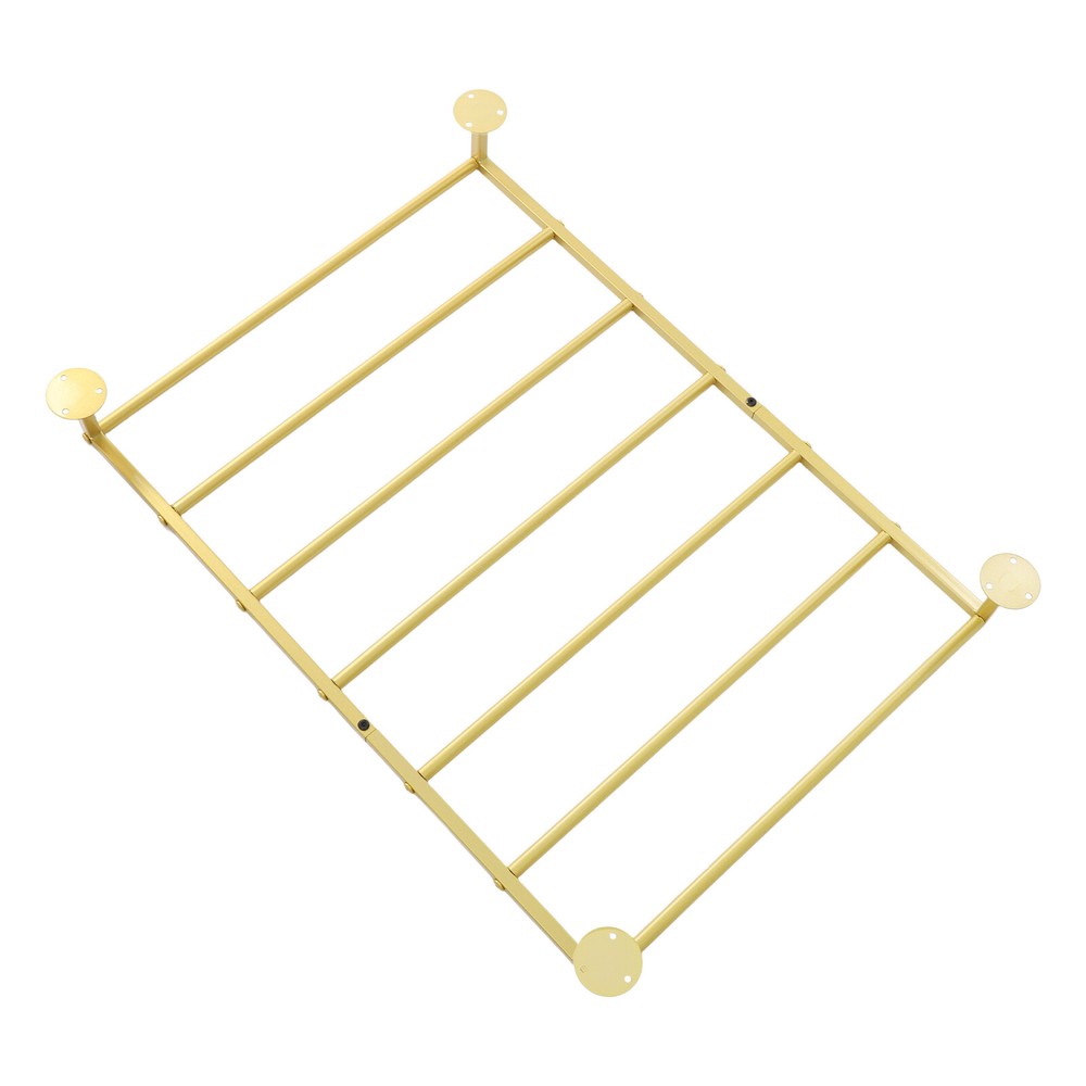 7-tier Wall Mounted Scarf Rack, Wall Display Rack, Towels Storage Rack