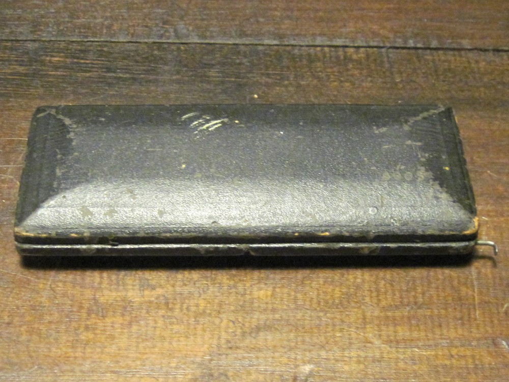 Antique drafting tools in original case