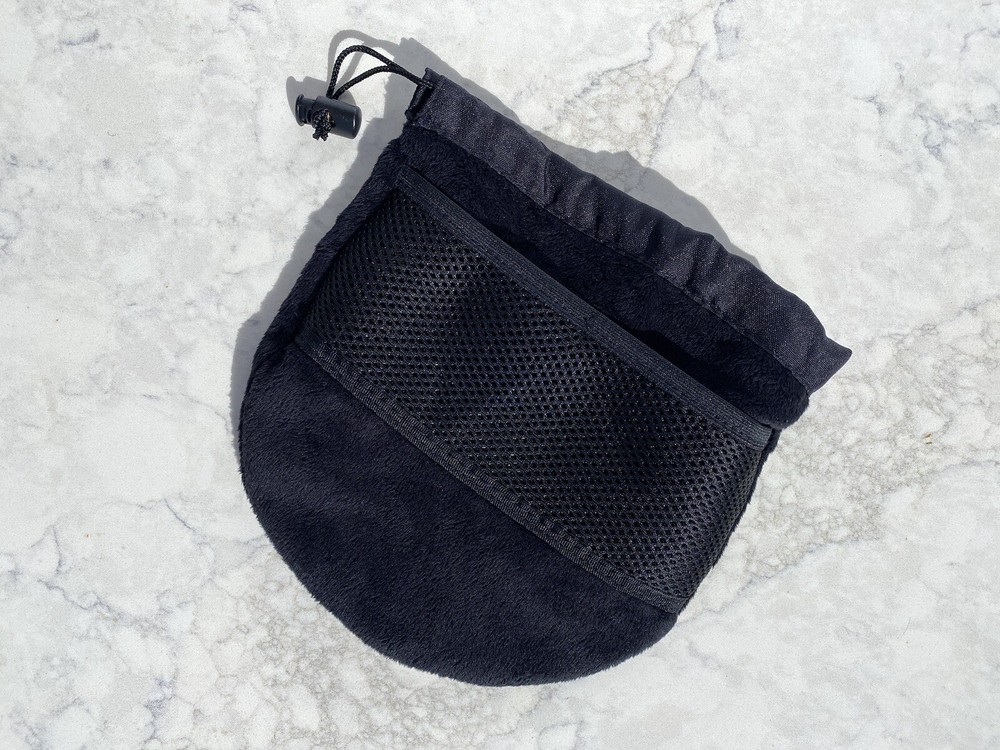 Skullcandy Black Soft Inside Drawstring skull Engraved Front Dustbag