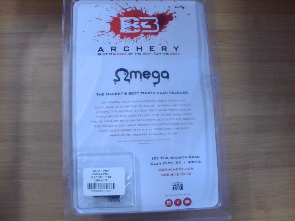 B3 MEGA Pro Release 3 Finger ELECTRIC BLUE