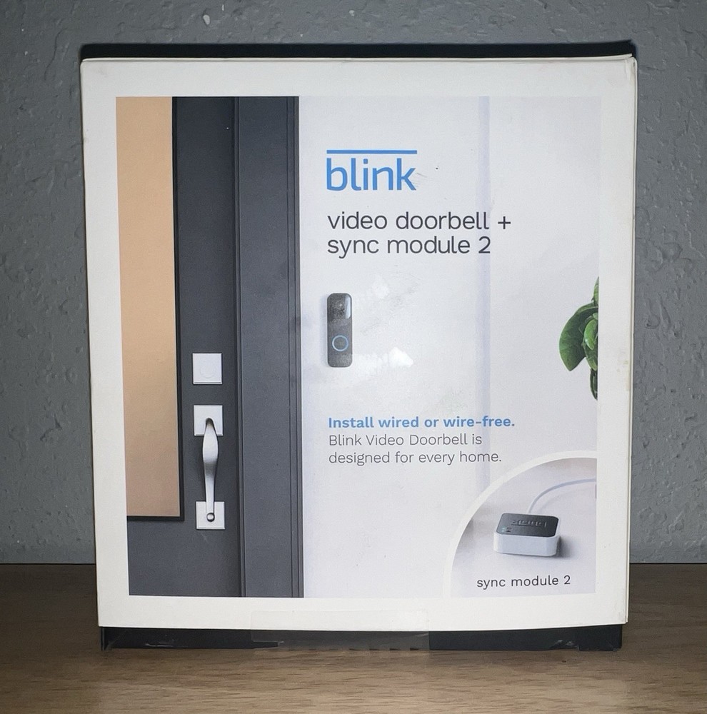 Blink Video Doorbell Plus Sync Module 2 - Battery or Wired