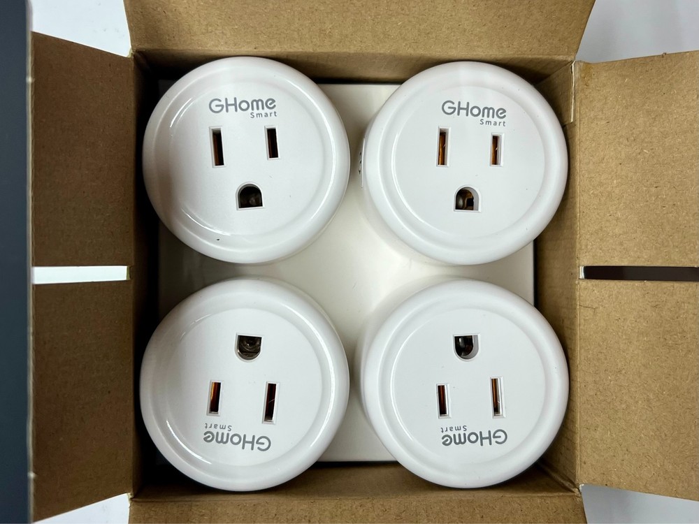 GHome Smart Mini Smart Plug, WiFi Plug Outlet Timer Smart Socket works w Alexa/G