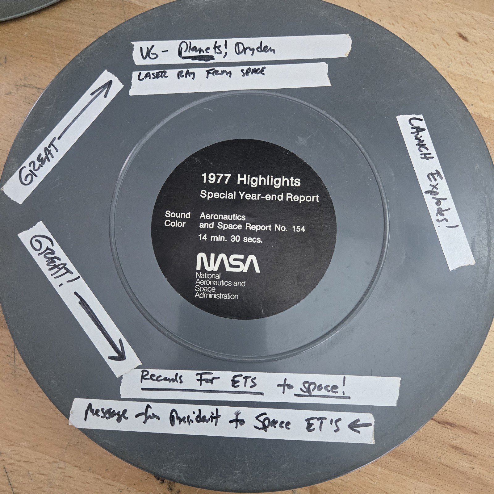 Vintage Official NASA Reel to Reel 16mm Collection *6 Total Films* Apollo 1970s