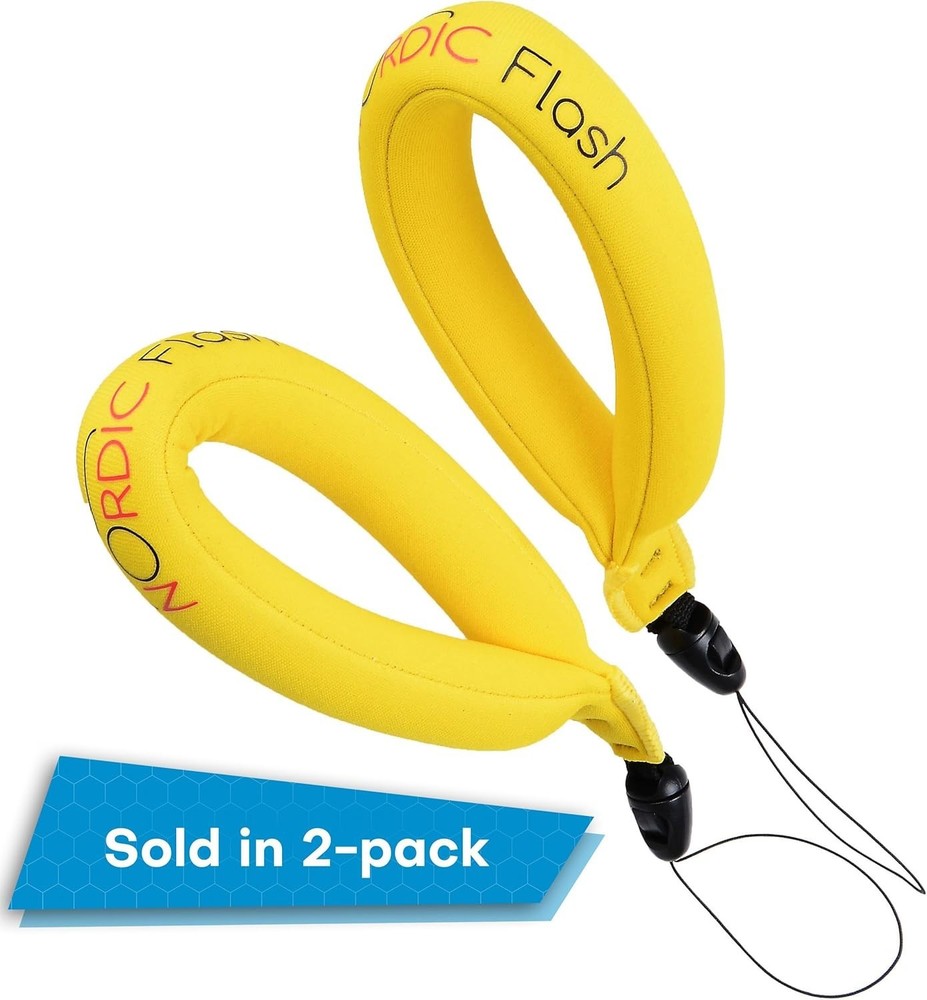 Waterproof Camera Float 2-pack Floating Camera Strap for Underwater GoPro/Pan...