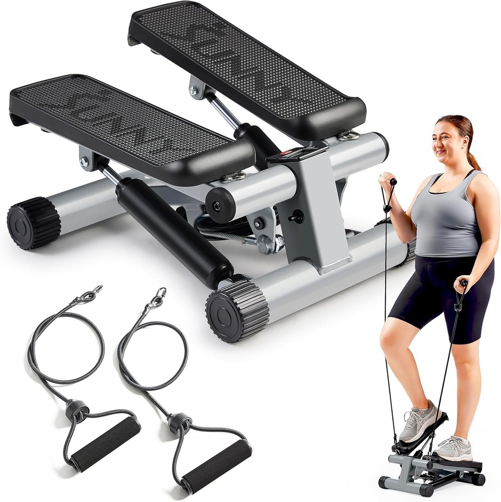 Versatile Mini Stepper for Home Workouts - 300lb Capacity, Easy Storage Solution