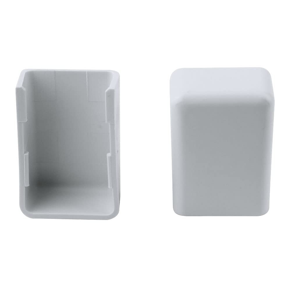 Construct Pro™ 5 Pack of Raceway End-caps 1.38in White
