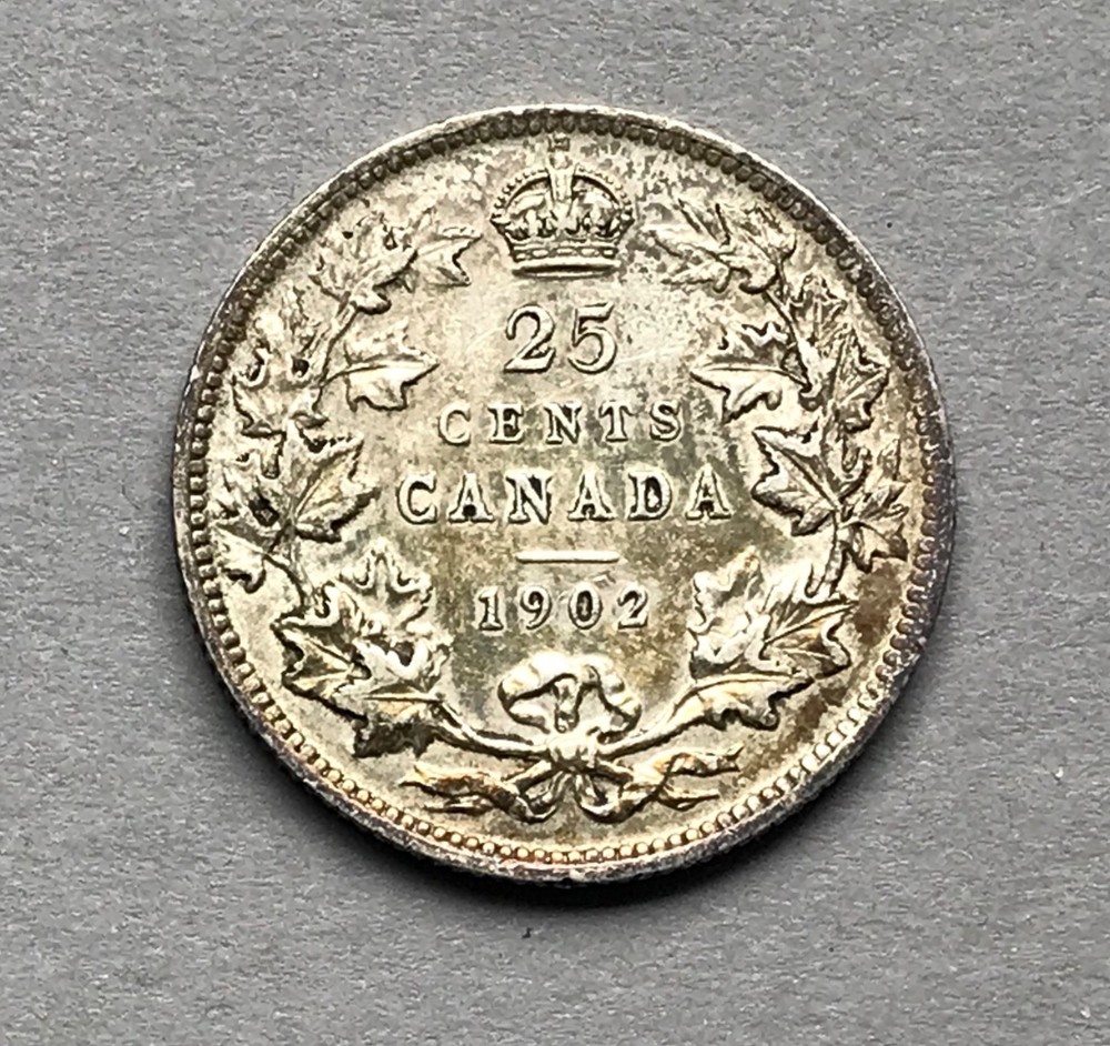 1902 Canada Twenty Five Cents