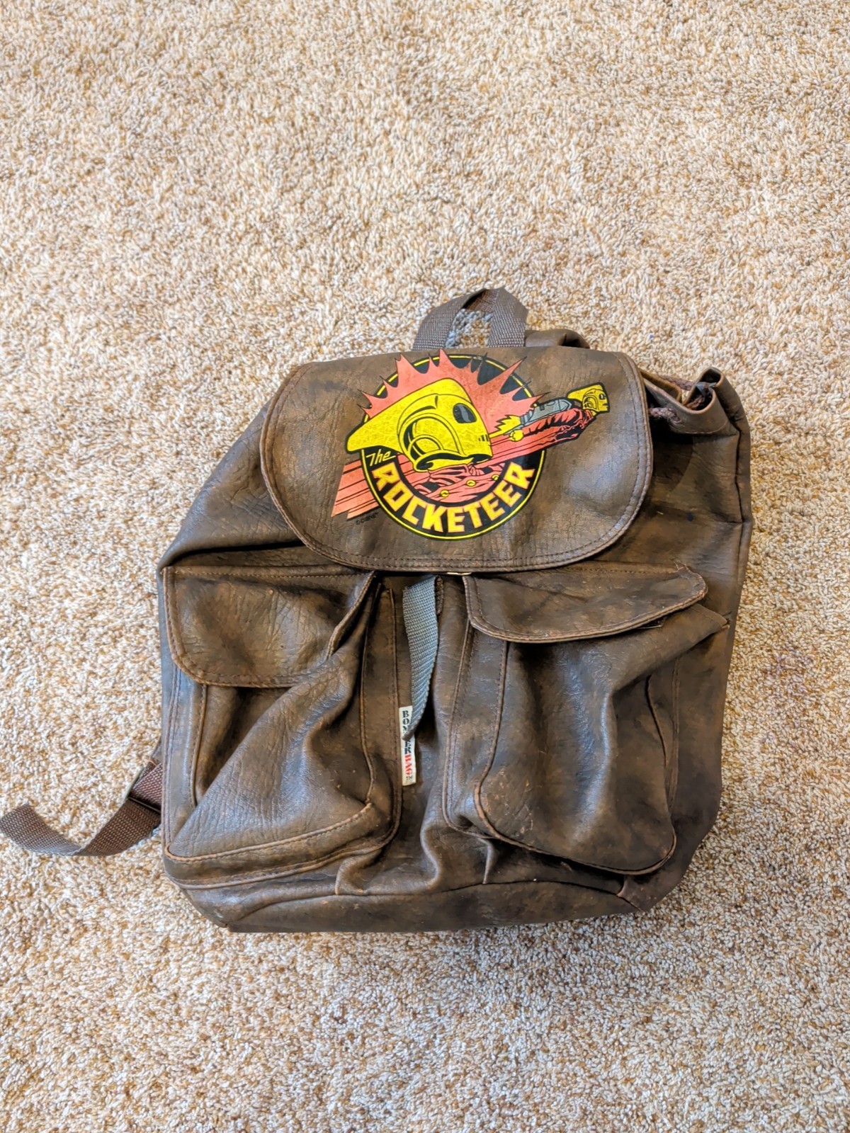 The Rocketeer Disney Collectible Bag Vintage Rare