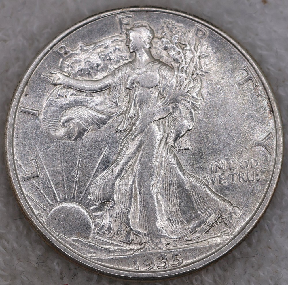 Walking Liberty Half Dollar 1935-D AU