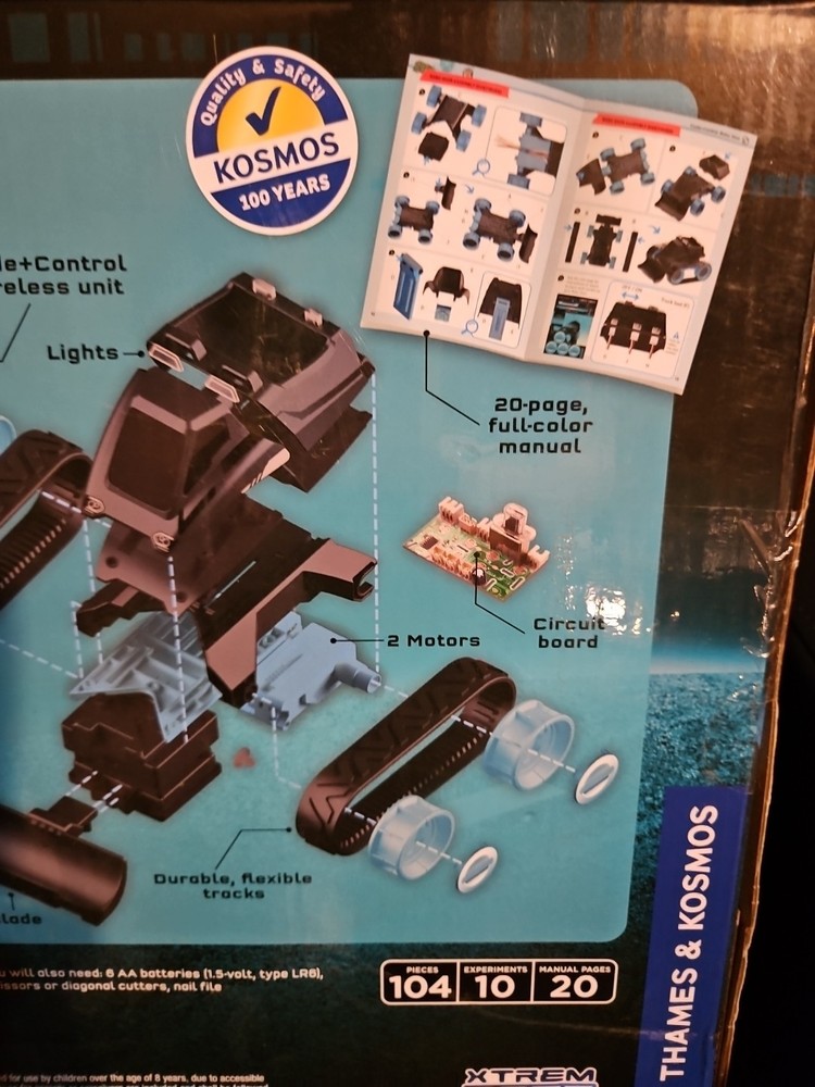 NEW Thames & Kosmos Code+Control Robo Dozr Engineering & Robotics Kit