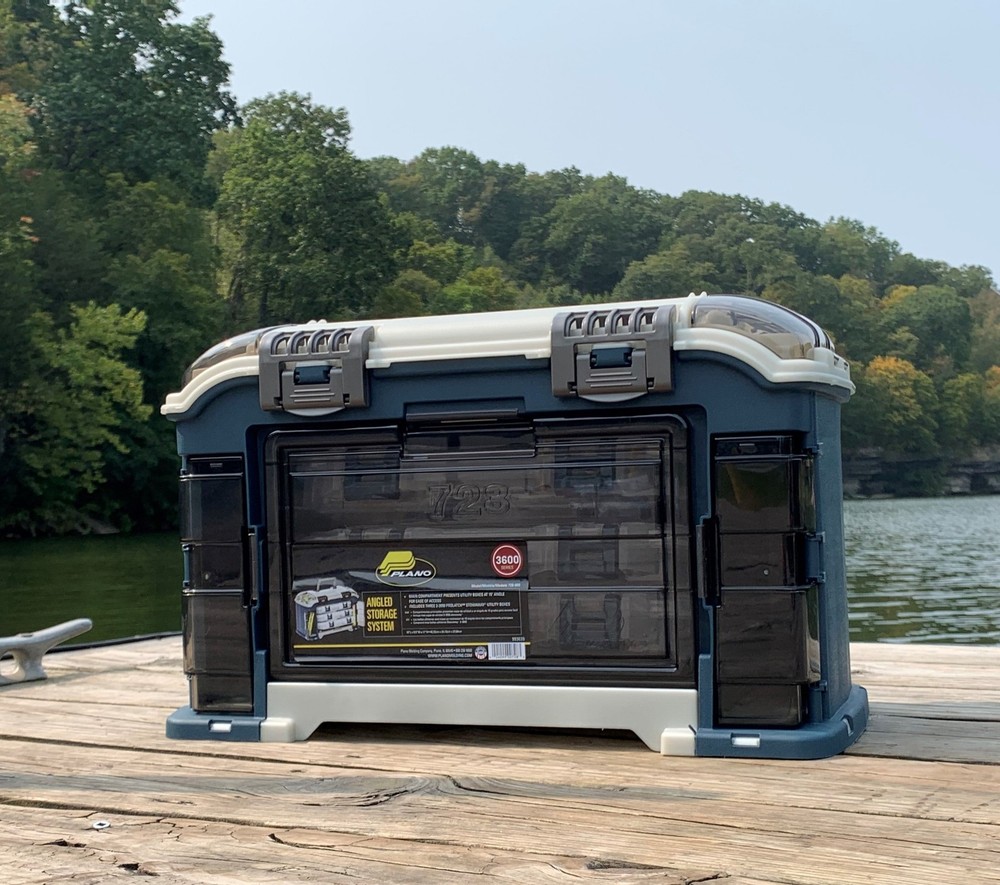 Elite Angled Tackle System 3700 Blue & Silver