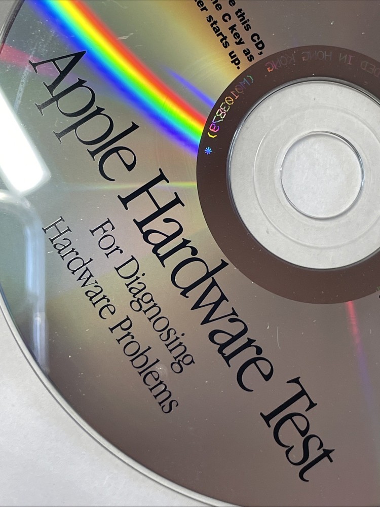 Apple Hardware Test For Diagnosing Hardware Problems 2001 V1.1
