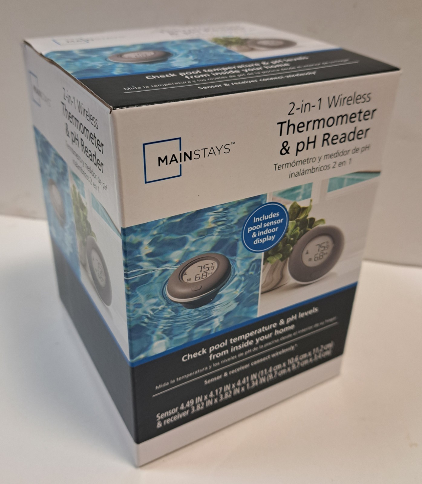 Mainstays 2-in-1 Wireless Thermometer & PH Reader