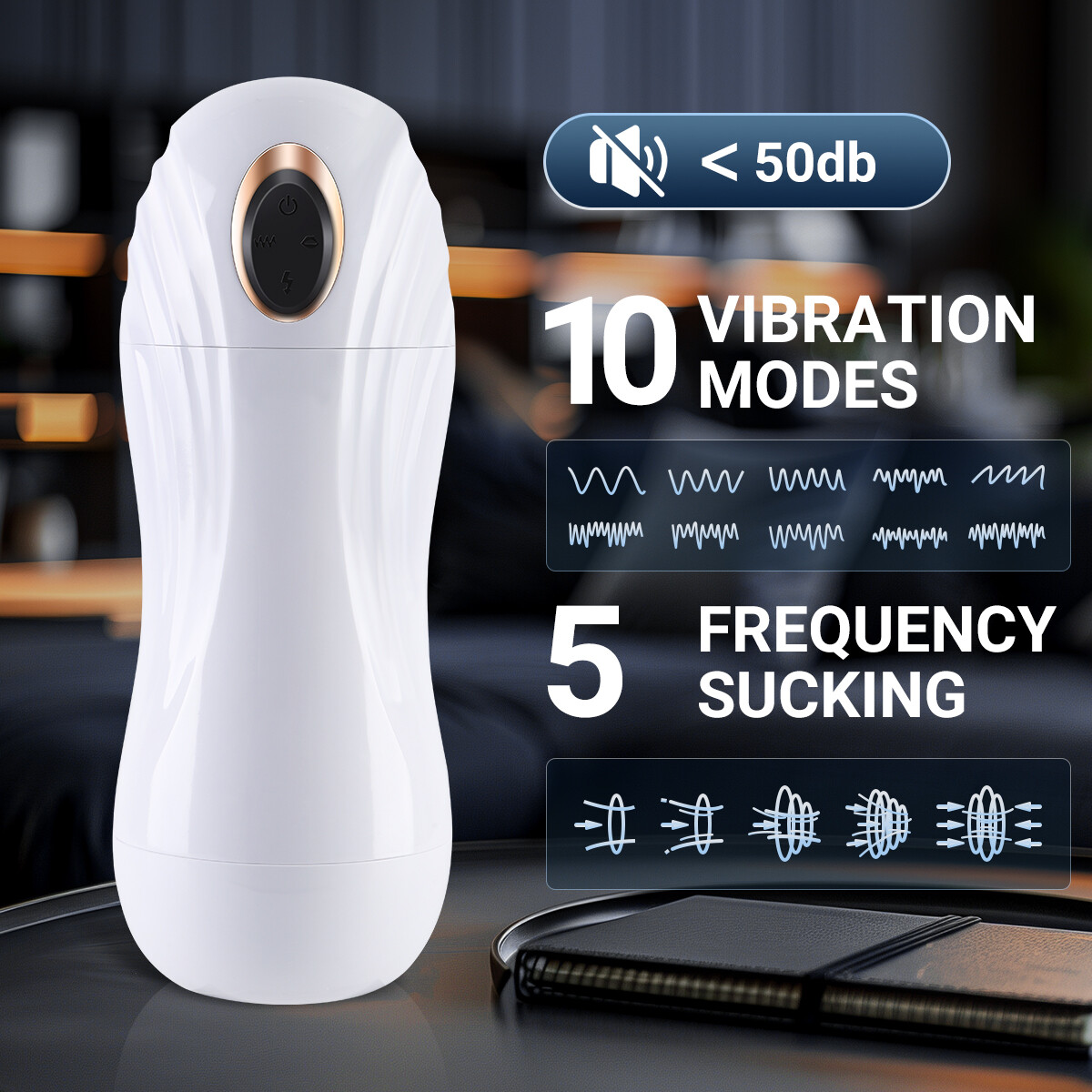 Blowjob Automatic Male Masturbaters Cup Stroker Sucking Vibrator Sex Toy For men