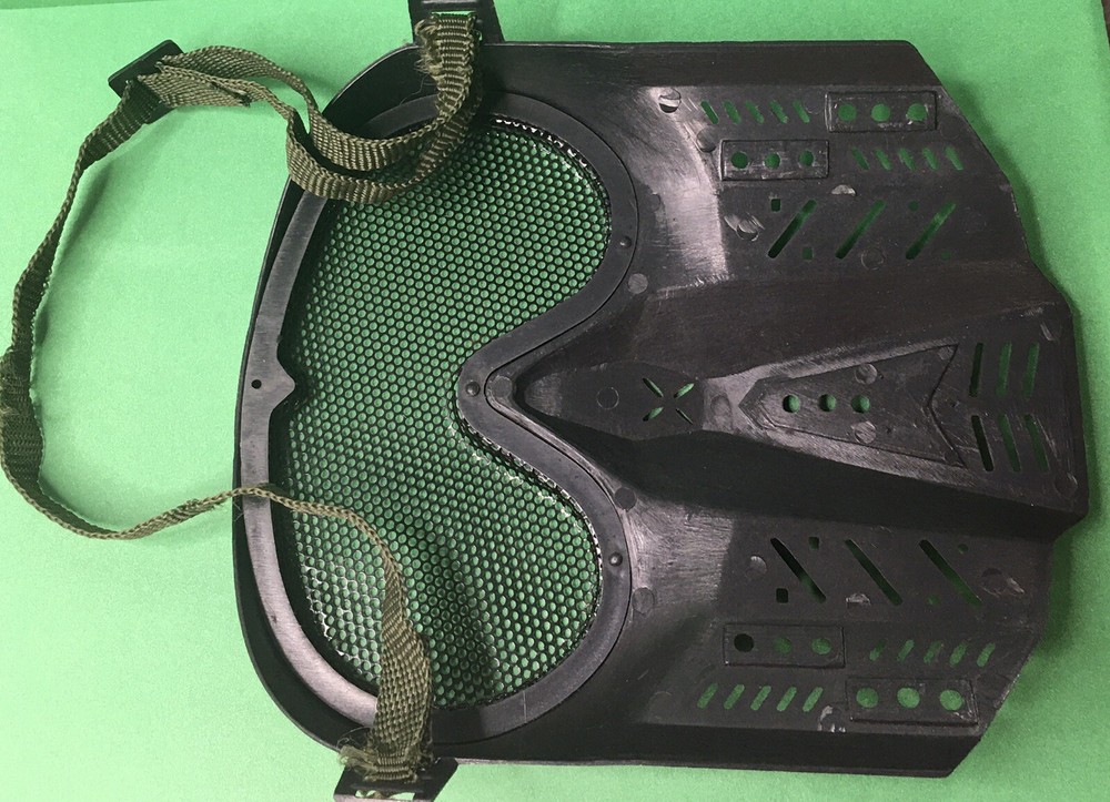 Tactical Airsoft Goggle Mask Paintball Face Protective Mesh Plastic Adjustable