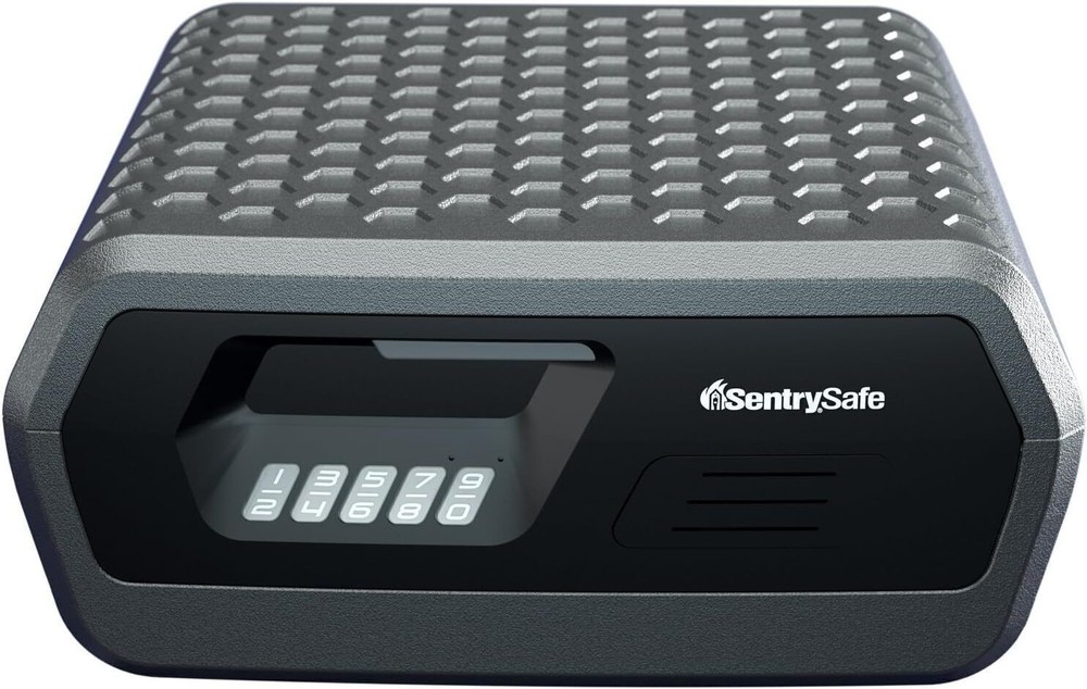 Fireproof Waterproof Lock Box w/ Digital Keypad Lock Shelf Safe for Document Box