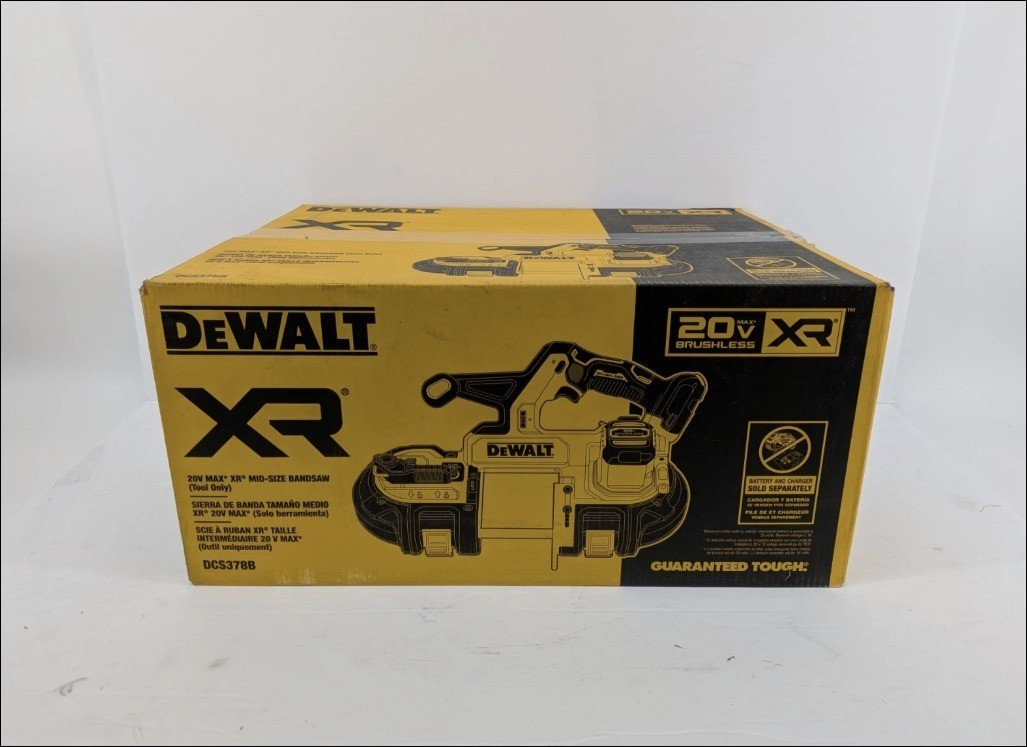 Dewalt DCS378B 20V MAX XR Cordless 3-3/8" Cut Capacity Bandsaw (Tool Only)