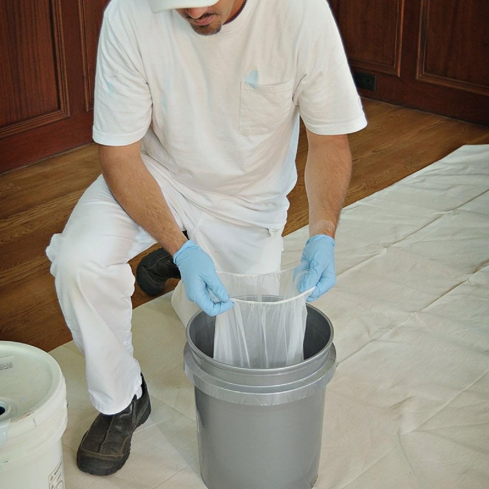 Elastic Top Paint Strainers for 5 Gallon Buckets 2 Pack
