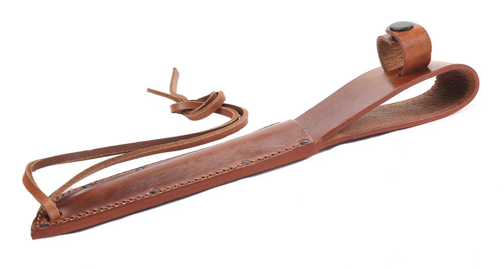 World War Two Era Brown Leather Sheath for US PAL RH 36 Fighting Knife