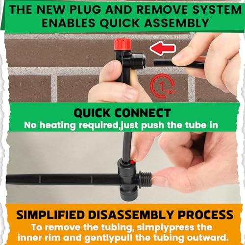 30pcs Quick-Connect Drip Irrigation 30PCS Drip Irrigation Stream Emitters