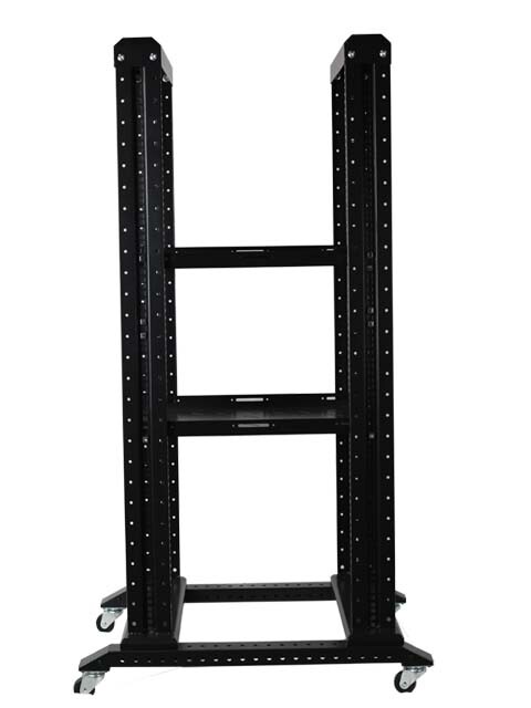 4-Post Adjustable Open Frame Server Rack IT Network Relay IT 27U 800mm W/ shelf