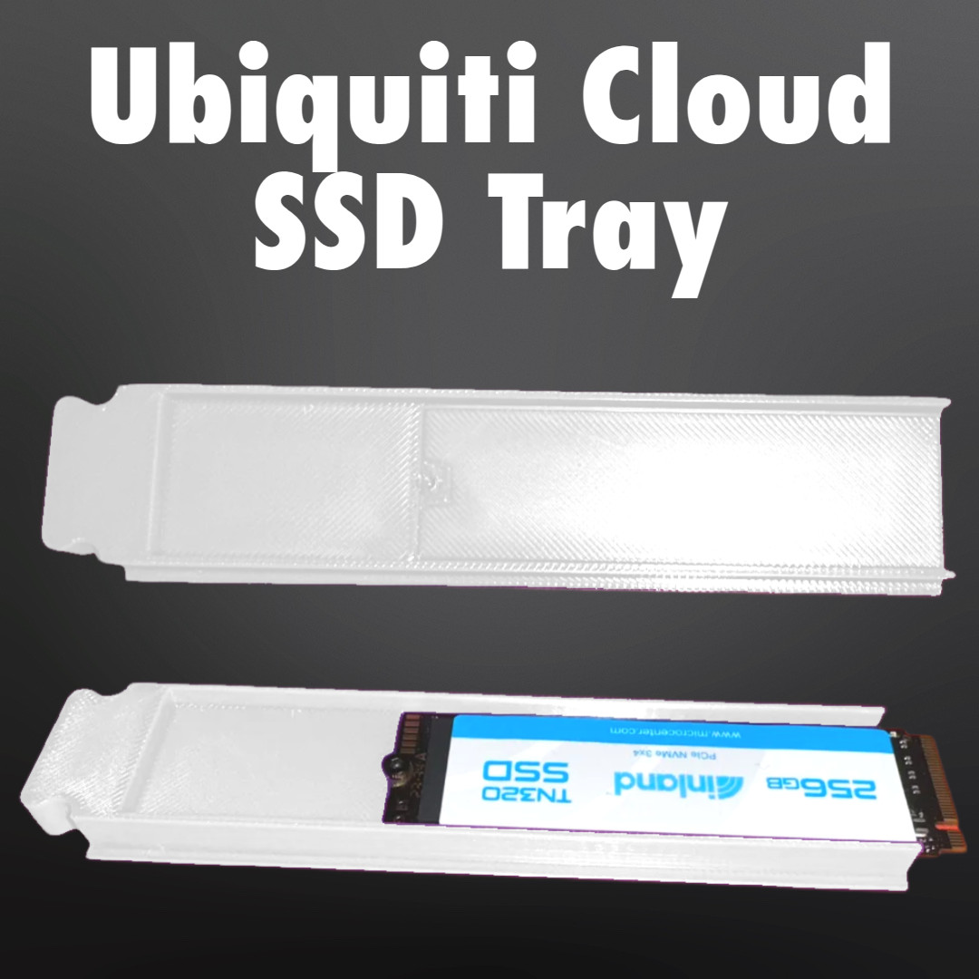 SSD Tray for Ubiquiti Cloud Gateway Max (UCG) – 2280 Size | Tray Only