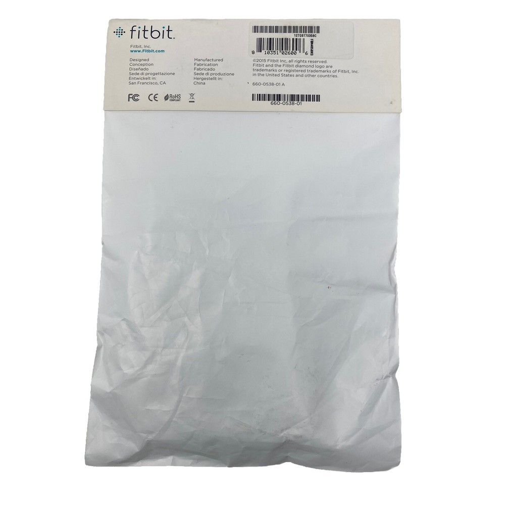 Unopened Fitbit Charge FB404 Activity Tracker 660-0538-01 Factory Replacement
