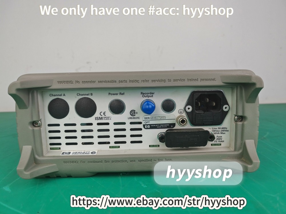 1PCS HP E4418A power meter /hyy