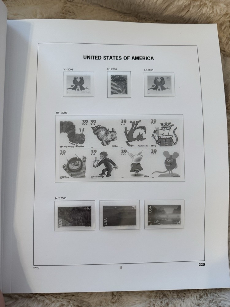 DAVO LUXE US Hingeless Stamp Album Volume VII (2006 - 2016) D8437