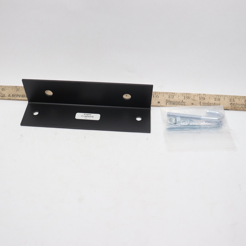 Legrand Ortronics Wall Angle Assembly Black 6" P128040HB