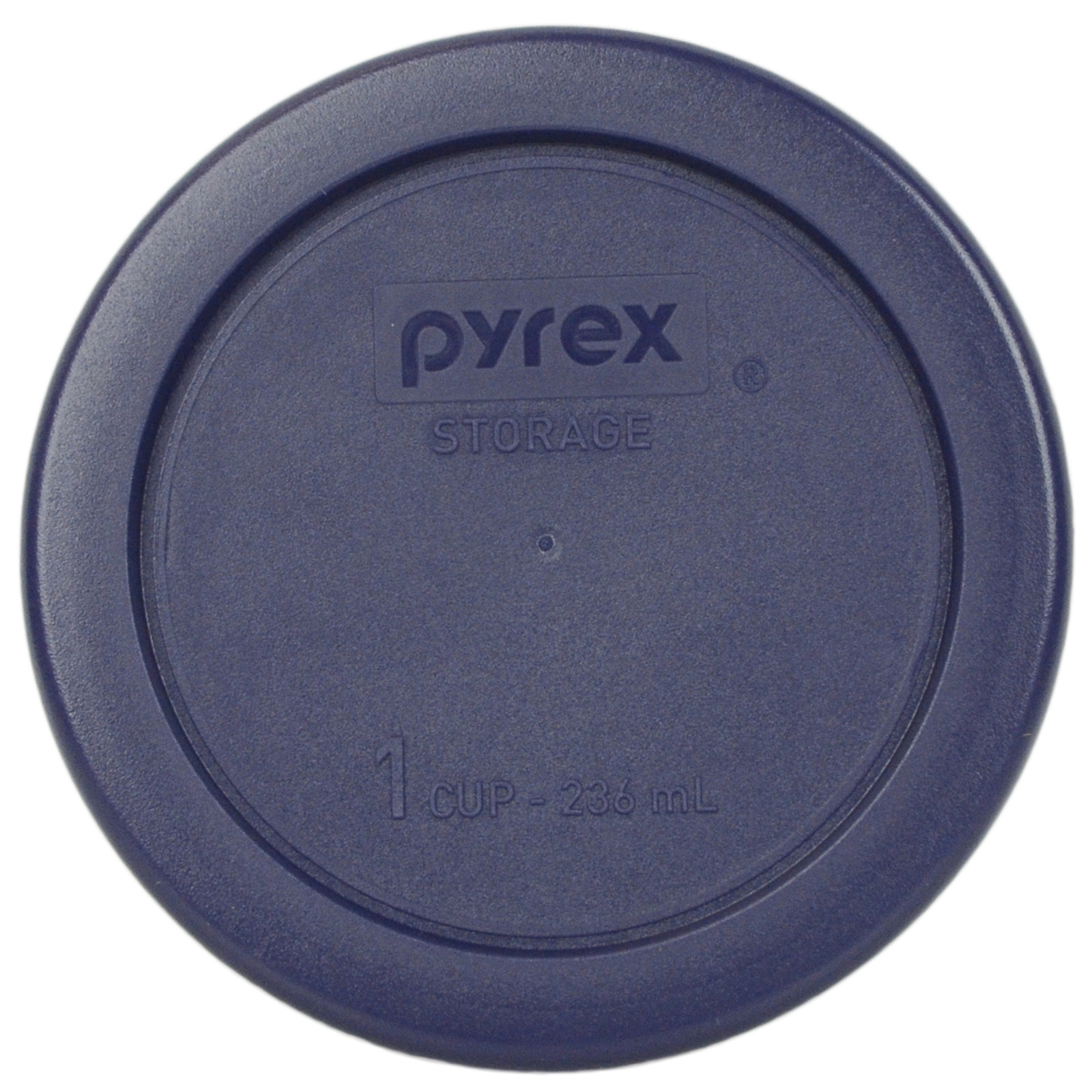 Pyrex 7202-PC 1 Cup Blue Plastic Replacement Lid Cover 4PK For Glass Bowl