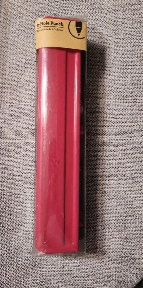 3 Hole Punch Rose Color