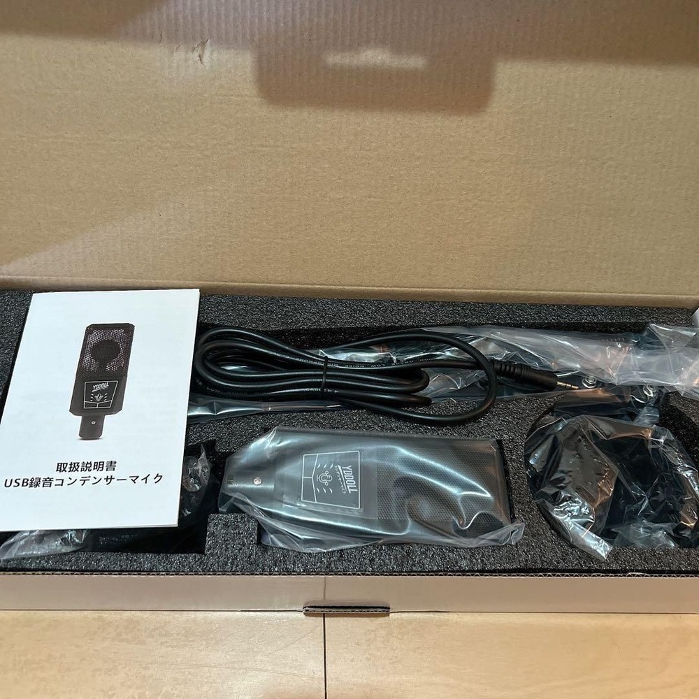 Condenser Microphone for PC, High-Density Mesh, Audio Recording, Used