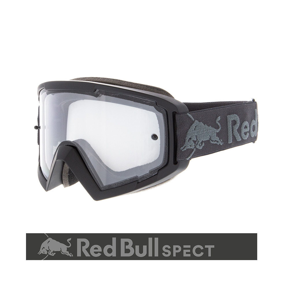 Red Bull Spect Whip MX Dirt Bike Goggles w Nose Guard For Motocross ATV Off-Road