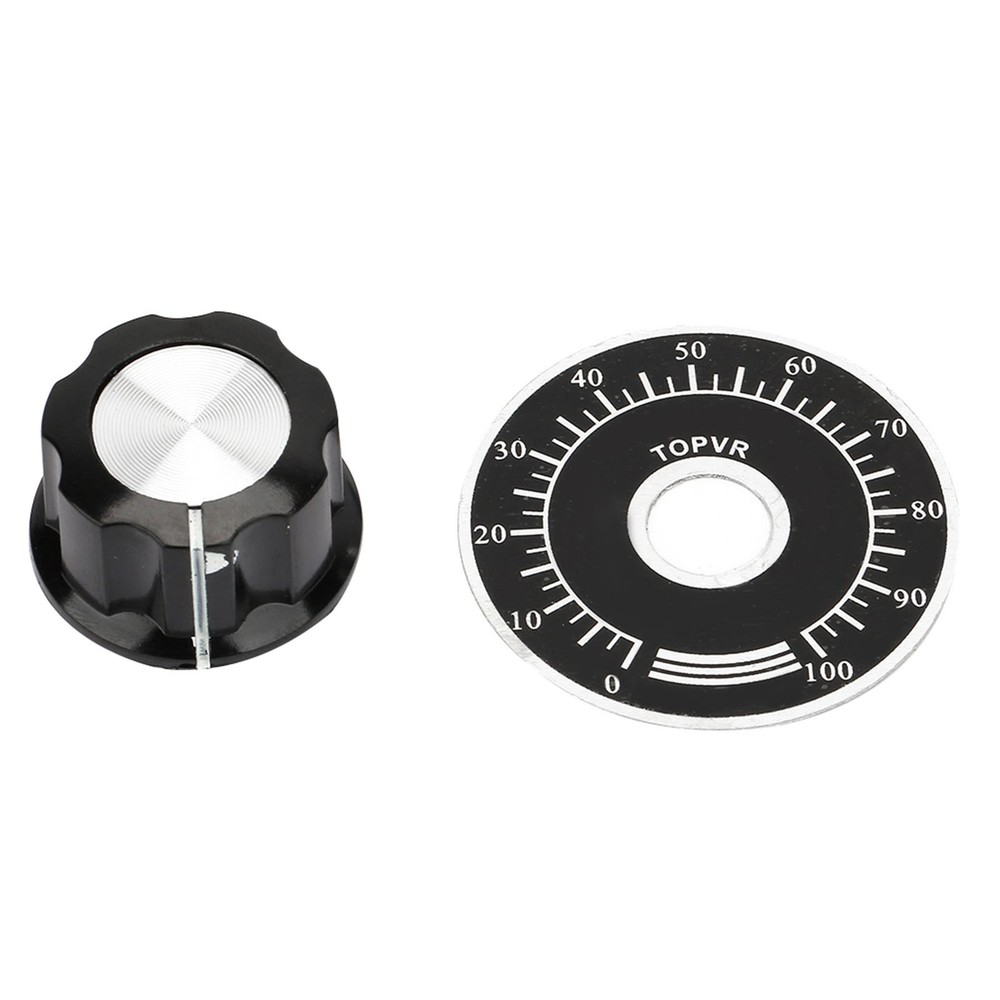 5 Knurled Potentiometer Knobs Durable Volume Control Cap DIY Accessories Premium