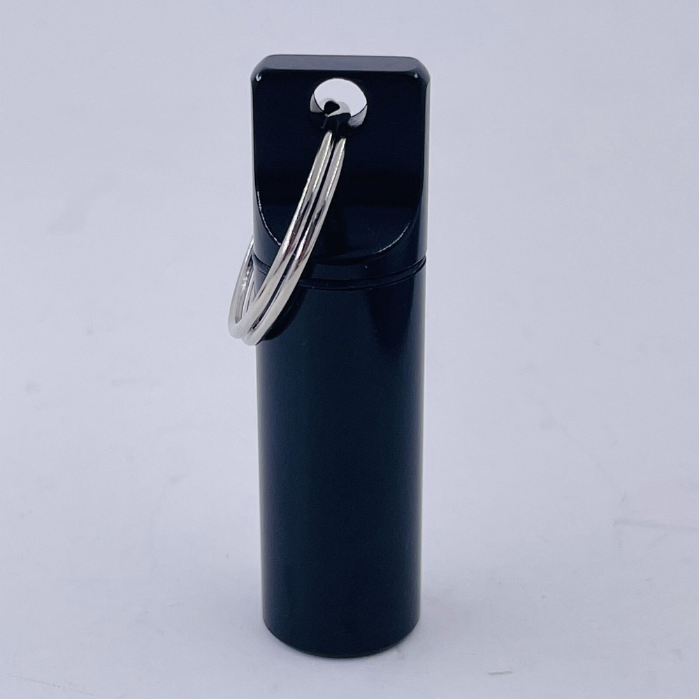 5pcs Waterproof Mini Pill Box Case Holder Container Metal Capsule Tool Keychain