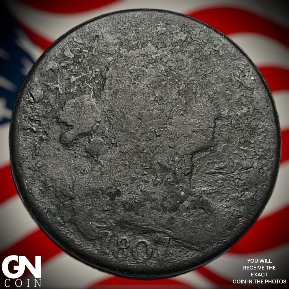 1807 Draped Bust Large Cent M9457