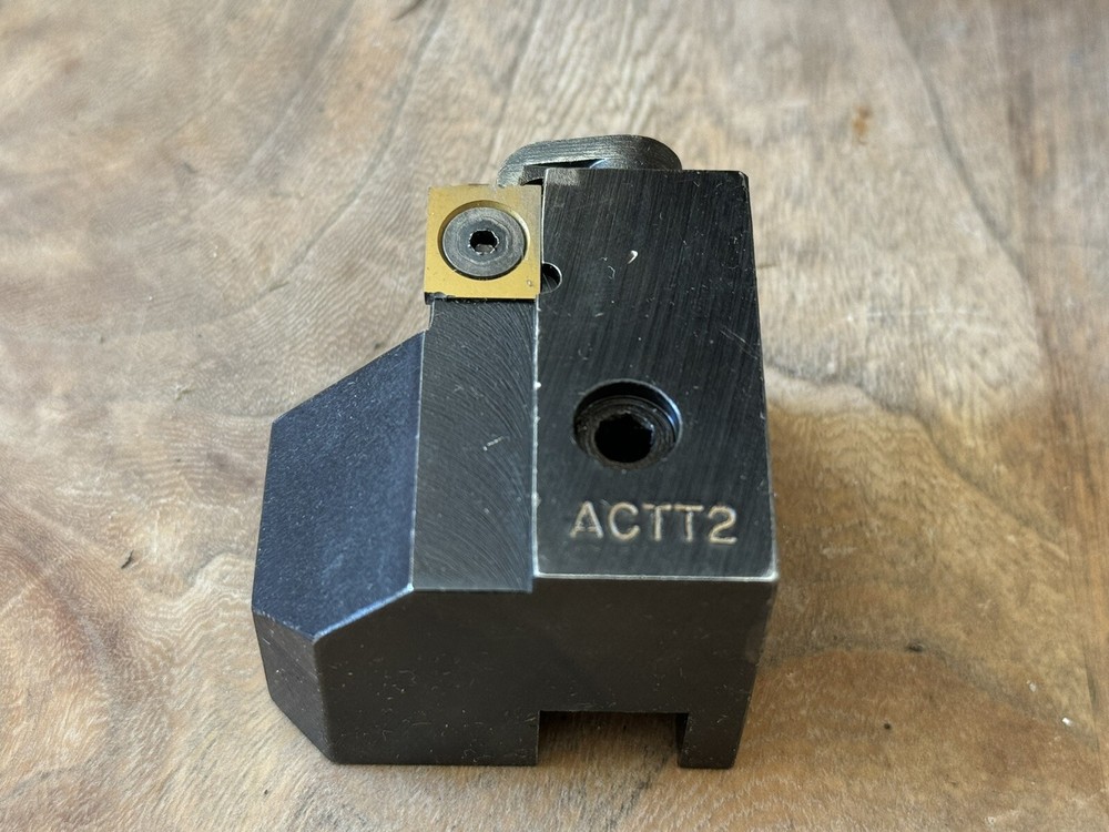 ACCU-SET Roller Backrest Turning Tool ACTT Style With Rectangular Carbide Insert