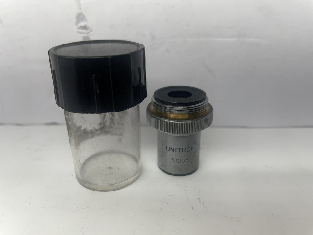 MICROSCOPE OBJECTIVE UNITRON 51295 M5X n.A 0.10 T.L 170