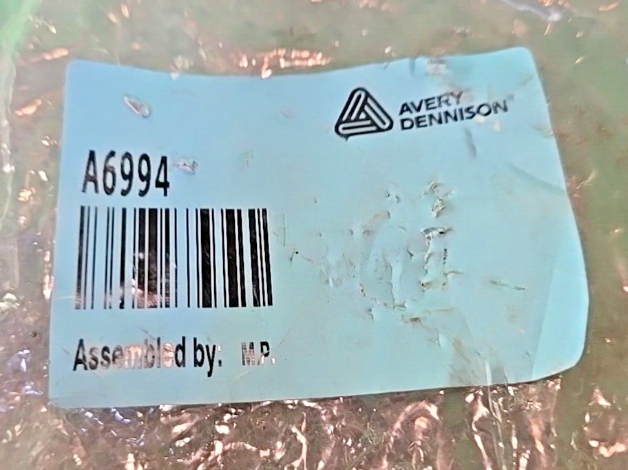 Avery Label Dispenser A6994 Roller Pressure Assembly (LH) 611689