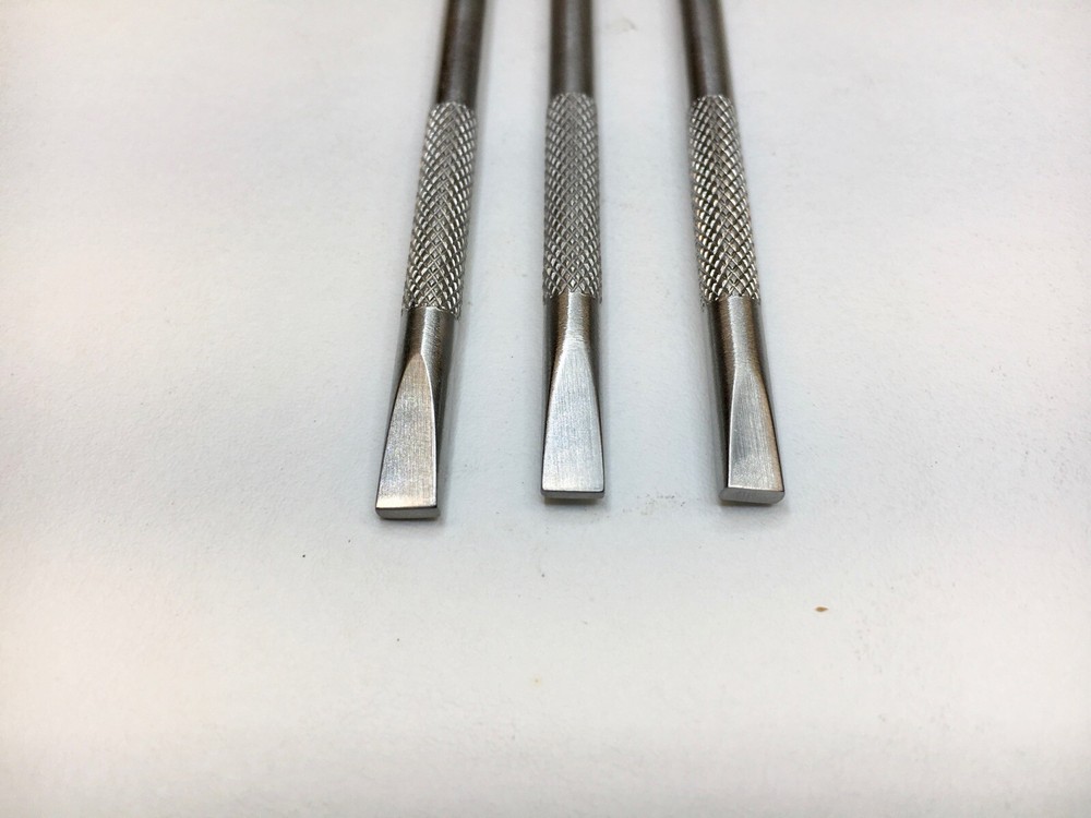 Whaley Sliding Hammer Rectangular Flat Punch Set of 3 by Eurotool