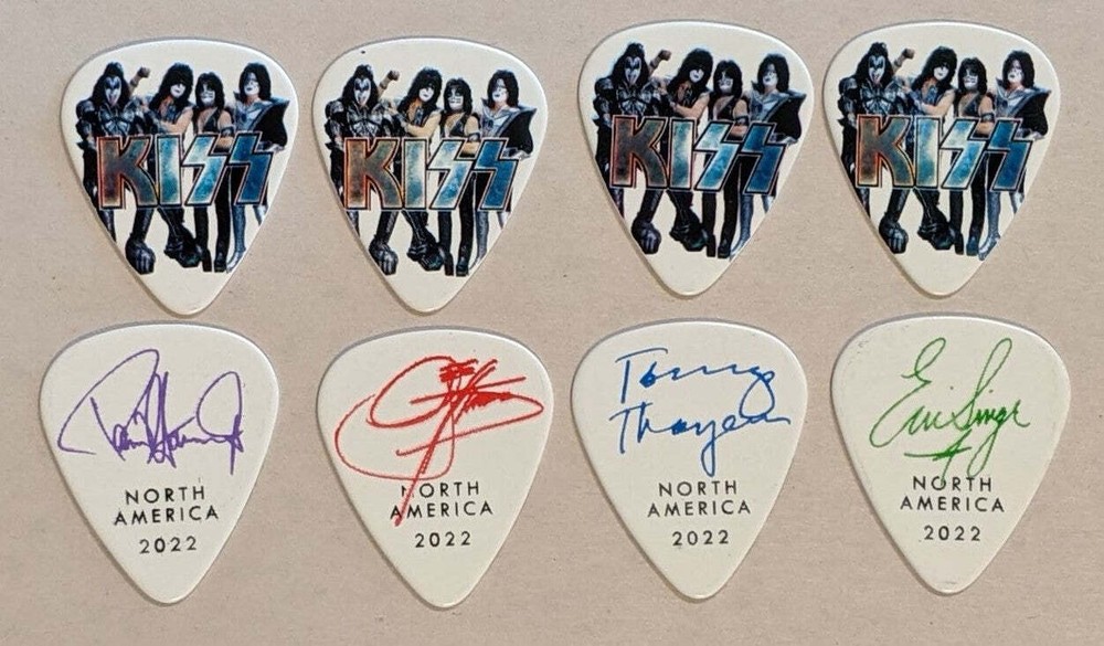KISS 2022 End of the Road USA NORTH AMERICA Tour PORTRAIT Guitar Picks