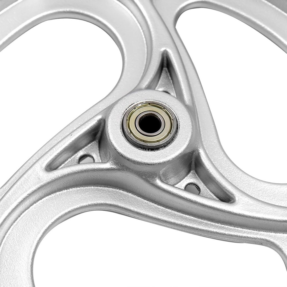 2 Pcs Wheels Replacement for Wheelchairs Solid 10 Inch Walker Wheels Replacement