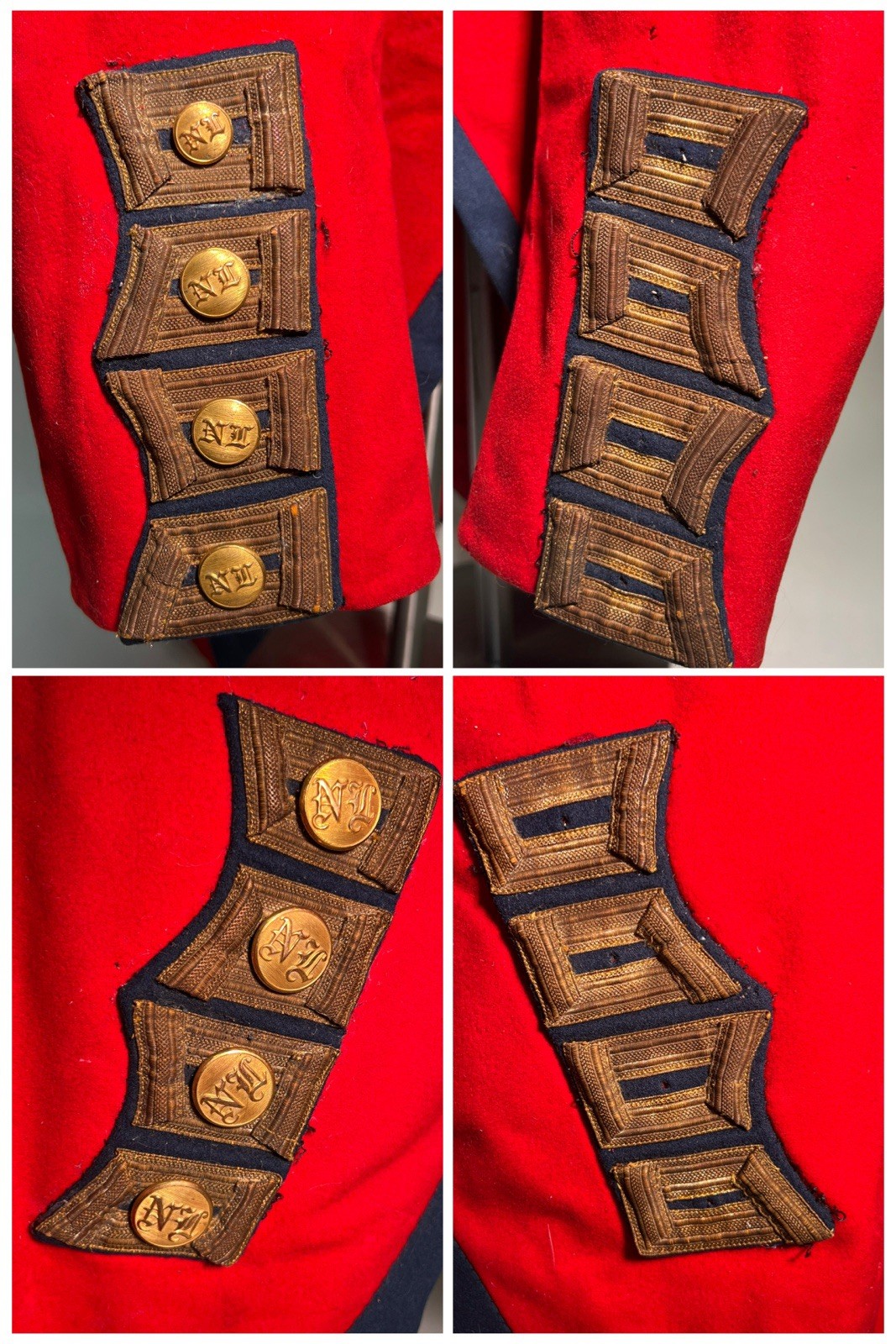 ORIGINAL NAMED Indian Wars Boston Militia National Lancers Unform Tunic Pants