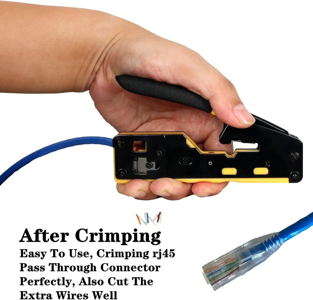 ZoeRax RJ45 Pass-Through Crimp Tool
