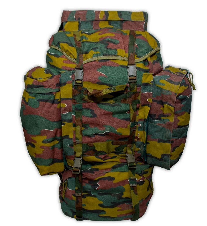 BELGIAN MILITARY 110L JIGSAW CAMO RUCKSACK